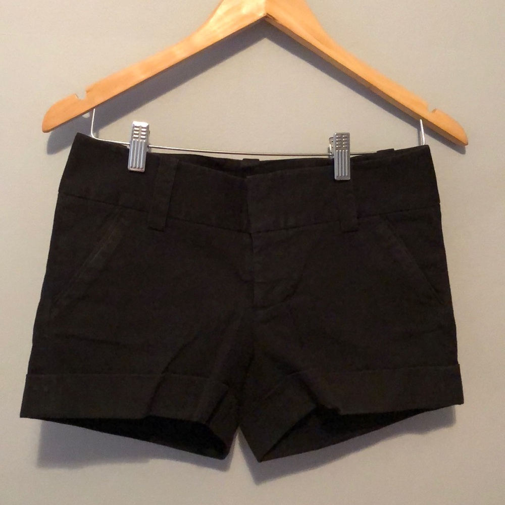 alice + olivia black shorts